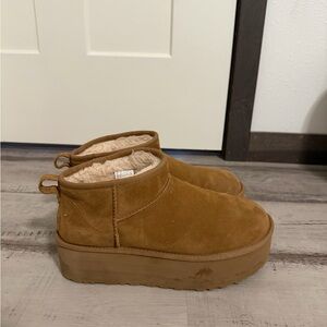 UGG Tan Ankle Boots